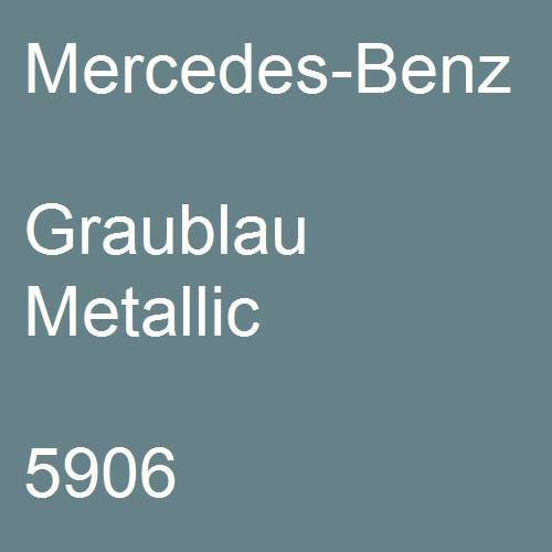 Mercedes-Benz, Graublau Metallic, 5906.